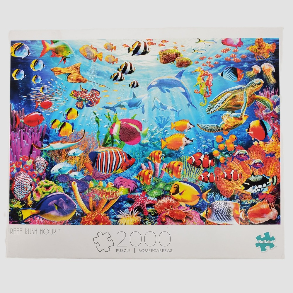 Buffalo Games Reef Rush Hour 2000 Piece Jigsaw Puzzle Adrian Chesterman 02300‎
